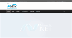 Desktop Screenshot of ankaindia.com